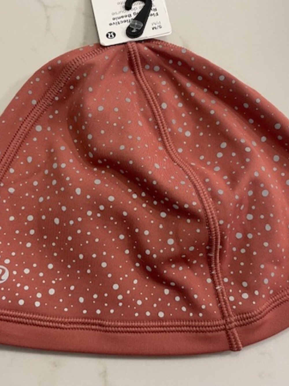 NWT Lululemon Fleece Reflective Running Beanie Brier Rose MSRP $68.00 Hat Cap
